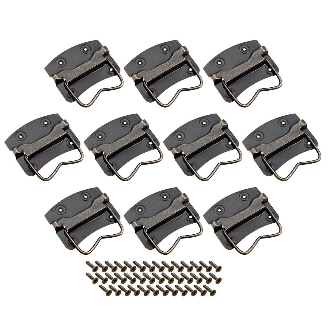 Unique Bargains Iron Drawer Box Chest Ring Pull Handle-0.12' Hole ...