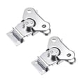 thumbnail image 1 of Unique Bargains Iron Spring Loaded Butterfly Twist Latch Keeper Toggle Clamp 2.24" x 2.56" Silver Tone 2 Pcs, 1 of 4