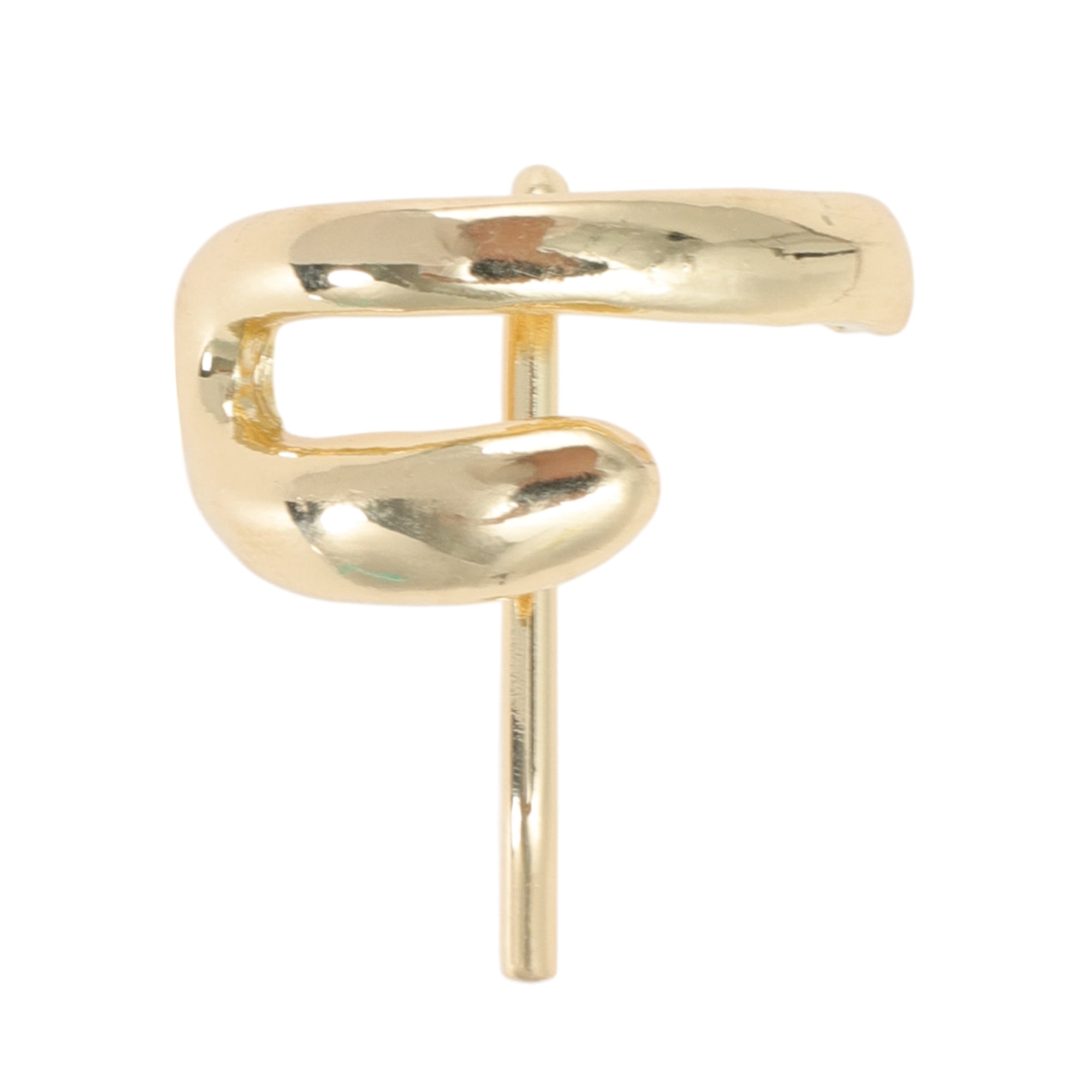 Unique Bargains Irregular Shape Ponytail Buckle Hair Clip for Women Gold Tone