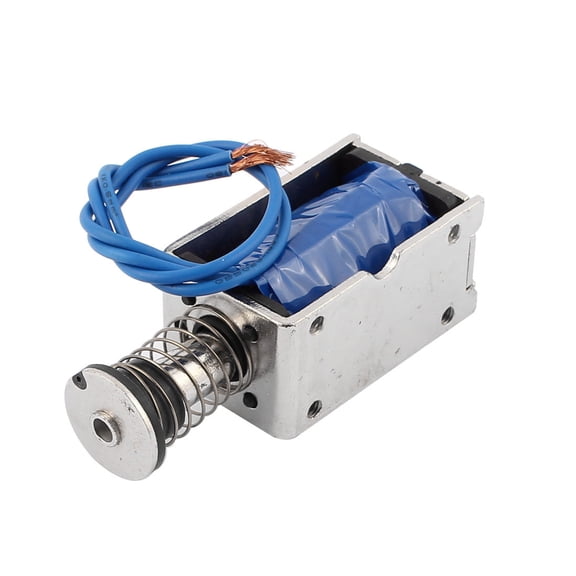Unique Bargains JF-Z05 DC 24V 0.4A 45N Pull Push Type Open Frame Solenoid Electromagnet