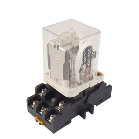 Unique Bargains JQX-38F DC 24V Coil 40A Power Relay 11 Pin 3PDT 3 NO 3 NC w Socket