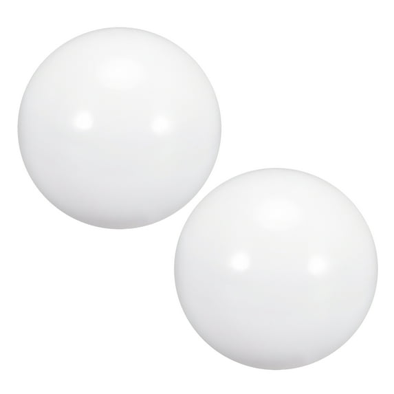 Unique Bargains Joystick Rocker Ball Top Handle Round Head Arcade Fighting Game DIY Parts Replacement White 2Pcs