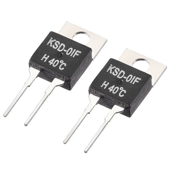 Unique Bargains KSD-01F Thermostat , Temperature Controller 40 N.O Normal Open 2pcs