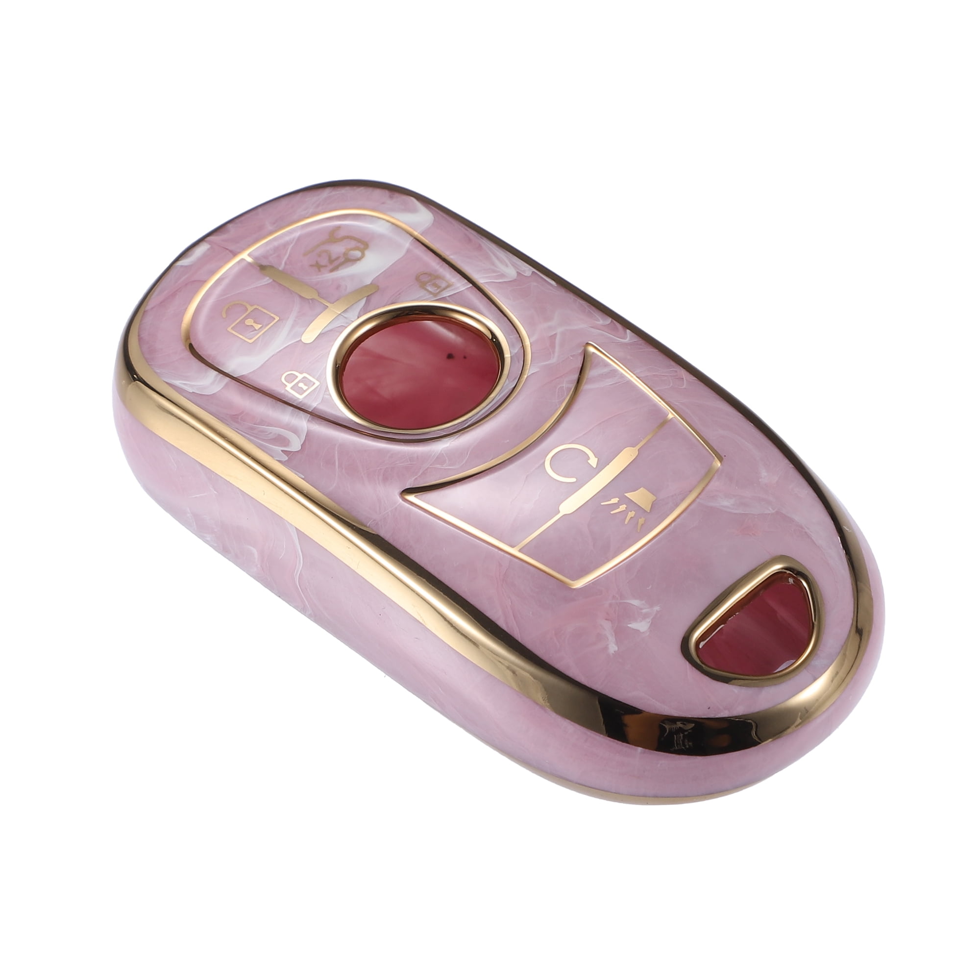Stylish Pink TPU Key Fob Cover For Buick Enclave, Encore GX, Envision, LaCrosse, Regal, TourX