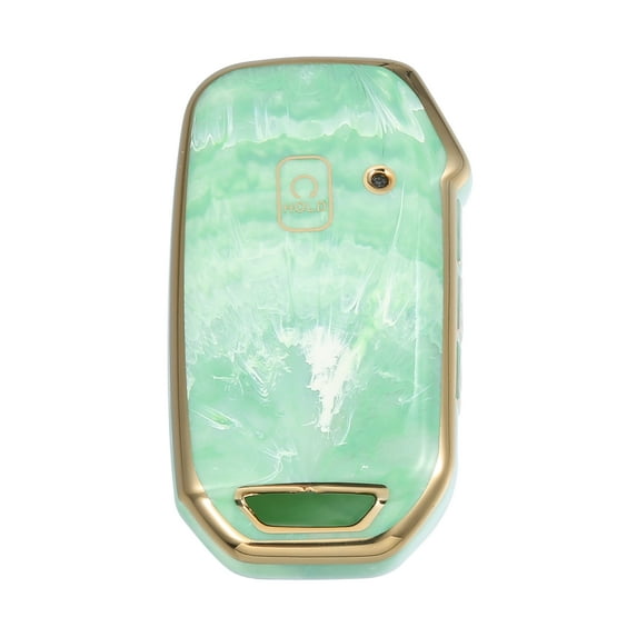 Unique Bargains Key Fob Cover Compatible for Kia Soul 2020-2022, Durable TPU Remote Keyless Smart Key Fob Case Protection Shell Green