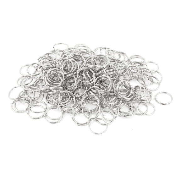 20mm Key Ring Chain Loop Pocket Photo Clasps Split Keyring Connectors 200Pcs