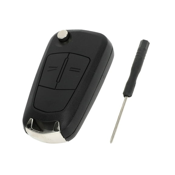 Unique Bargains Key Shell Case for Vauxhall for Astra H 2004-2009 for Vauxhall Corsa C 2001-2007 Keyless Entry Remote Key Fob Replacement Case 2 Buttons