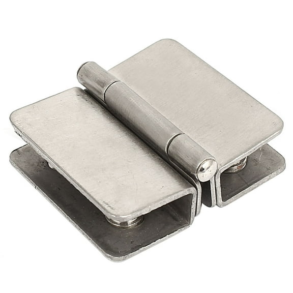 Unique Bargains Kitchen Bathroom Door Gate Glass Hinge Clamp Clip for 4mm-6mm Thickness