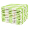 thumbnail image 1 of Unique Bargains Kitchen Dish Cloths 14" x 16" Absorbent Dish Drying Dish Kitchen Towels Green 10pk, 1 of 7