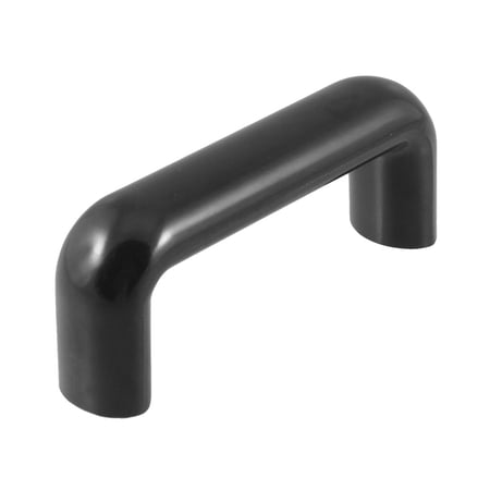 Unique Bargains Kitchen Furniture Cupboard Door Round D Design Plastic Pull Handle 90mm 3.5"