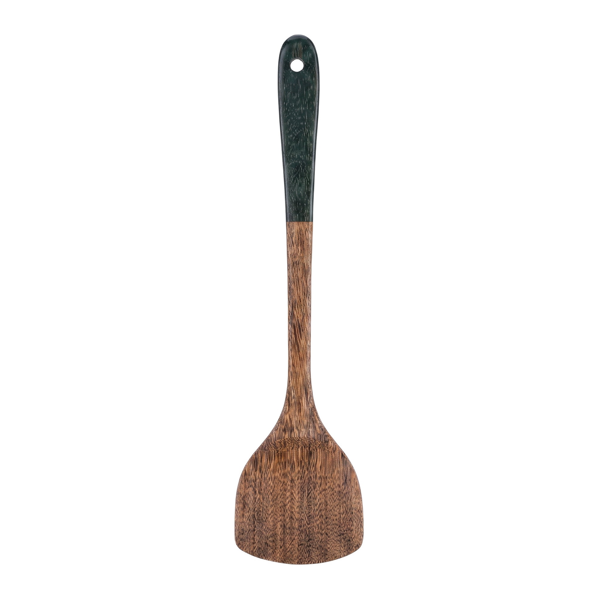 Unique Bargains Kitchen Heat-Resistant Spatula Cooking for Frying Brown 15.4x3.7 in