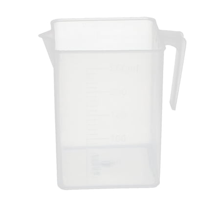 Unique Bargains Kitchen Lab 250mL Plastic Square Measuring Cup Jug Pour Spout Container
