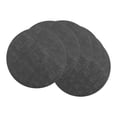 thumbnail image 1 of Unique Bargains Kitchen Placemats Washable Table Mat Wipeable Placemats Black 13x13in, 1 of 7