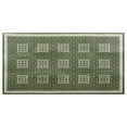 thumbnail image 1 of Unique Bargains Kitchen Rugs Large Anti-Slip Foot Wipe Mat No Washing Mat Green 24"x47", 1 of 6