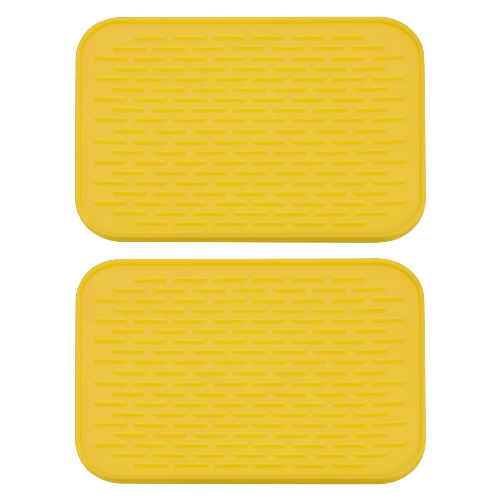 Dish Drying Mat, Silicone Kitchen Drainer Mat, Rectangle