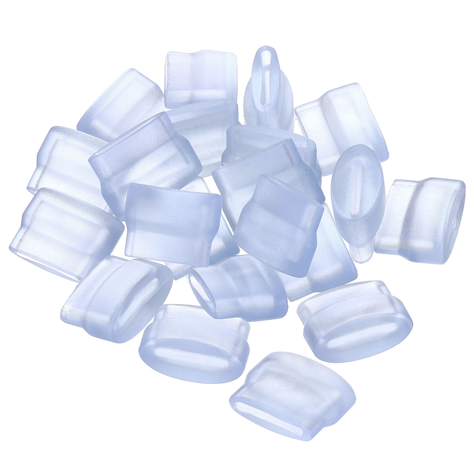 Unique Bargains Kitchen Sink Rack Feet 20 Pack Plastic Sink Protective Replacement Feet