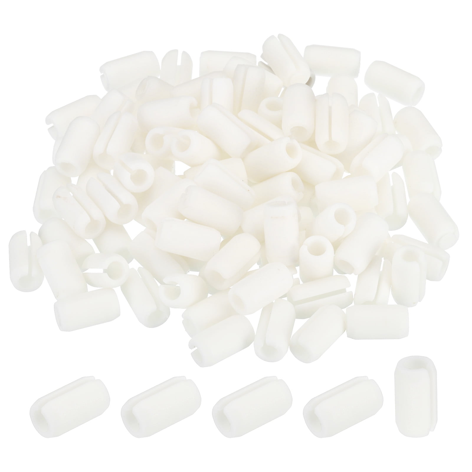 Unique Bargains Kitchen Sink Rack Feet for Protective Sink Grid White