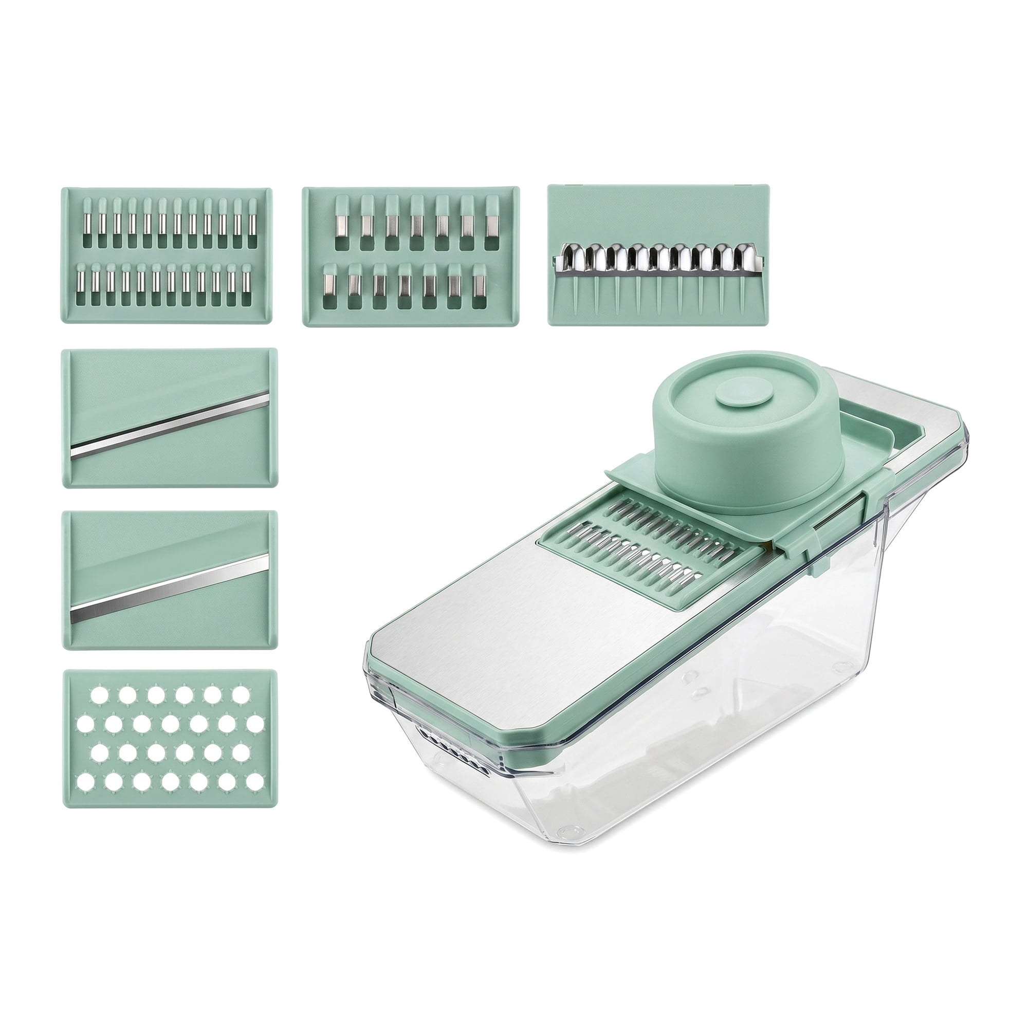 Unique Bargains Kitchen Slicer and Vegetable Chopper for Cooking 3 in 1(D) 10.8"x3.7"