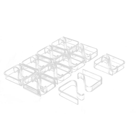 Unique Bargains Kitchen Table Cloth Cover Plastic Clip Clamp Holder 2-3.5cm Thickness 20pcs
