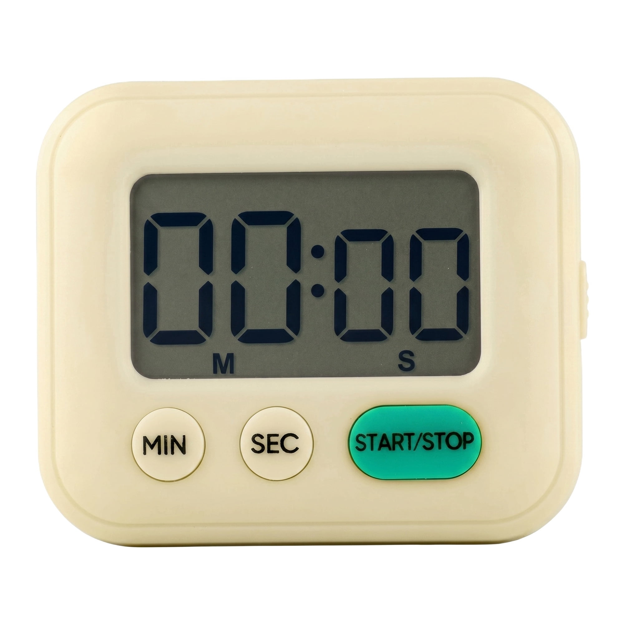 Unique Bargains Kitchen Timer with Loud Alarm and Magnetic Backing Light Yellow