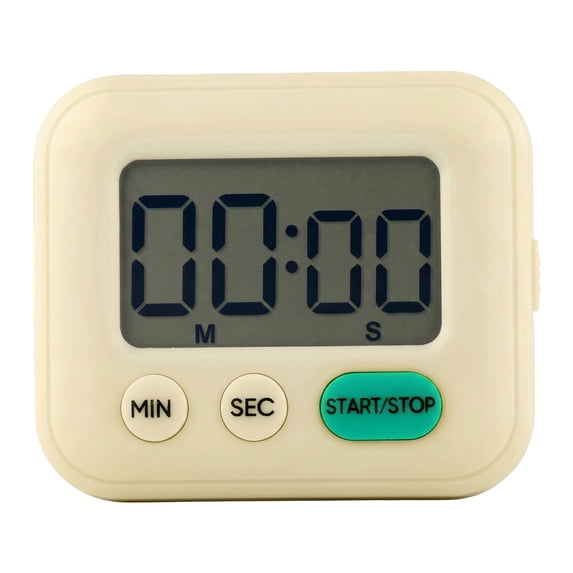 Unique Bargains Kitchen Timer with Loud Alarm and Magnetic Backing Light Yellow