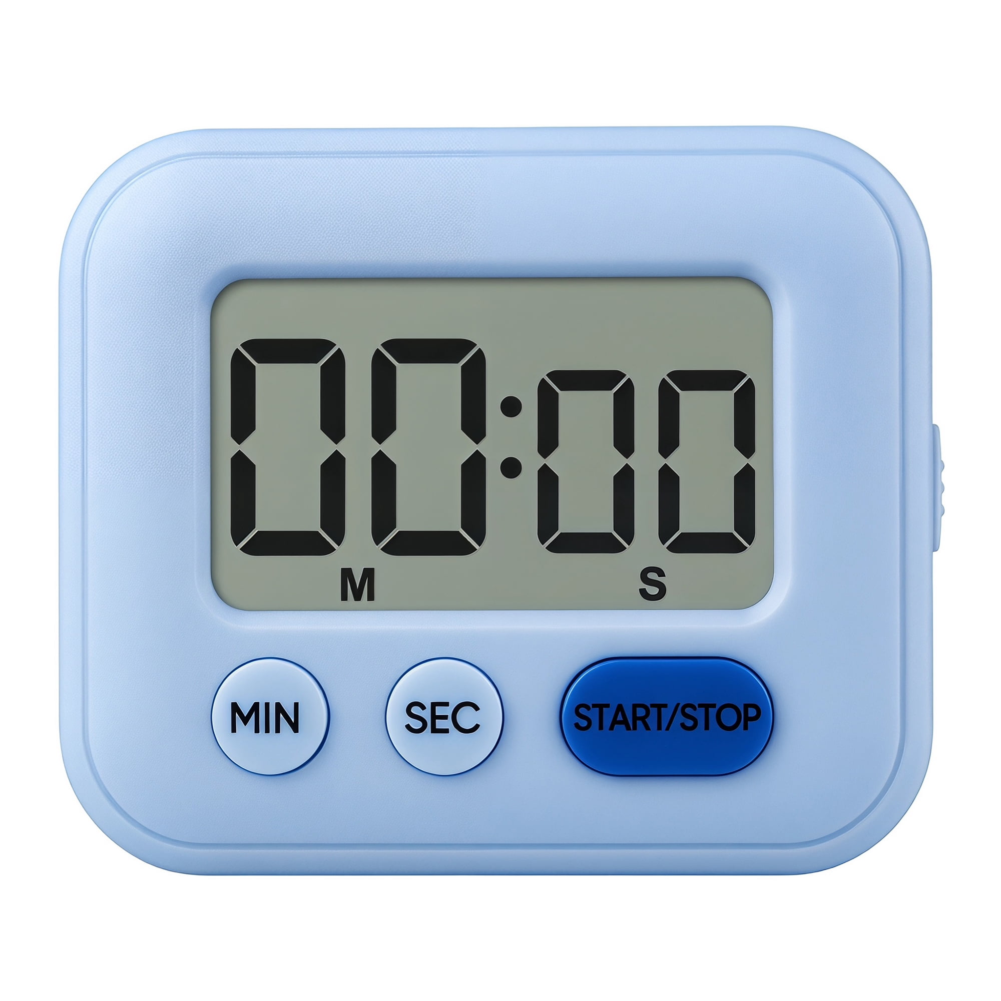 Unique Bargains Kitchen Timer with Loud Alarm and Magnetic Backing Sky Blue