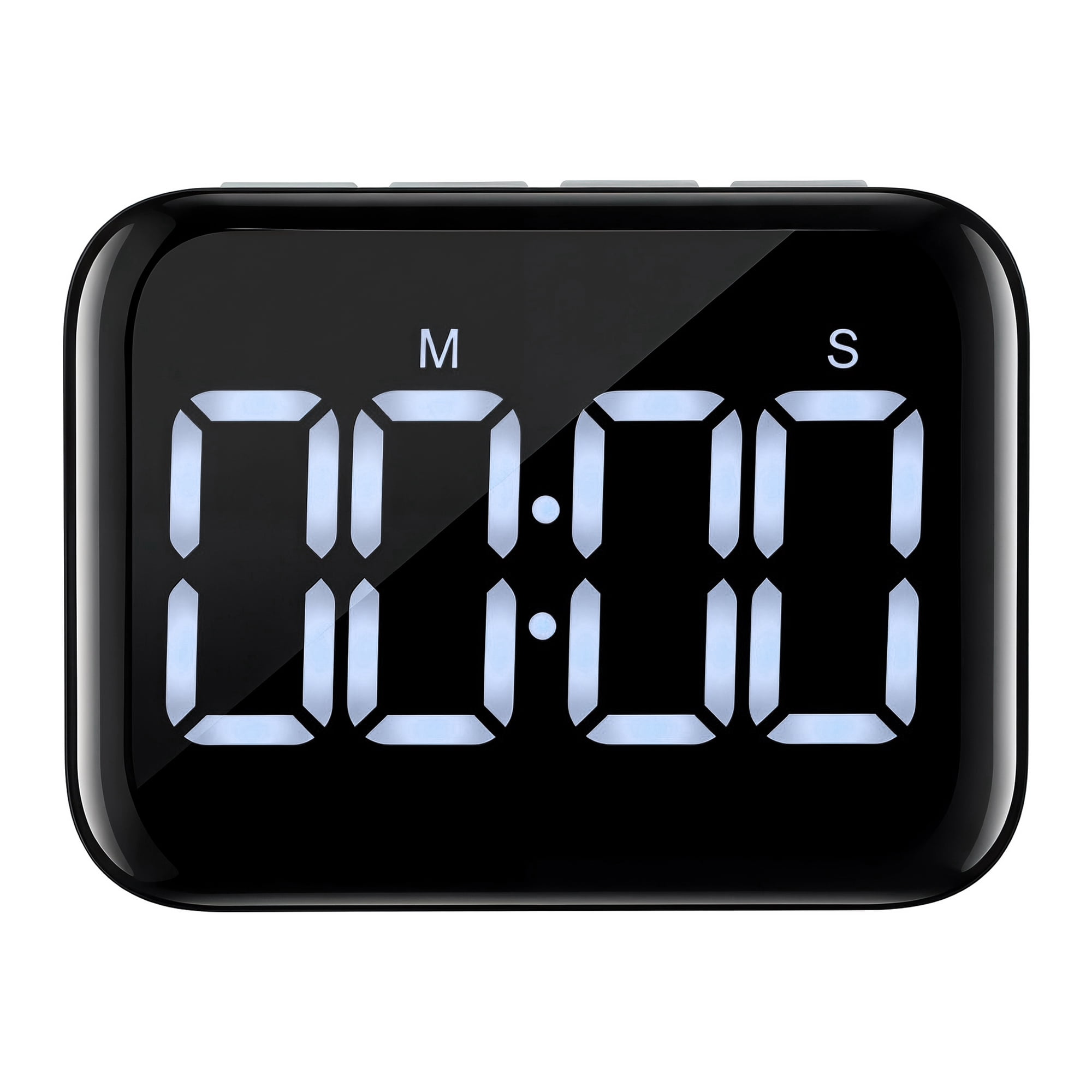 Unique Bargains Kitchen Timer with Loud Alarm and Magnetic Backing for Cooking Black
