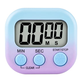 Unique Bargains Kitchen Timer with Loud Alarm and Magnetic Backing for Study Blue-purple