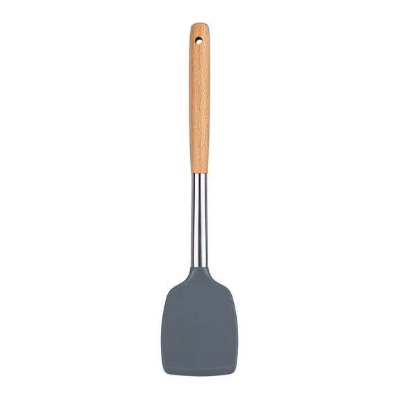 Unique Bargains Kitchen Utensil, Heat-Resistant Spatula for Flipping Gray 14x3.1 in