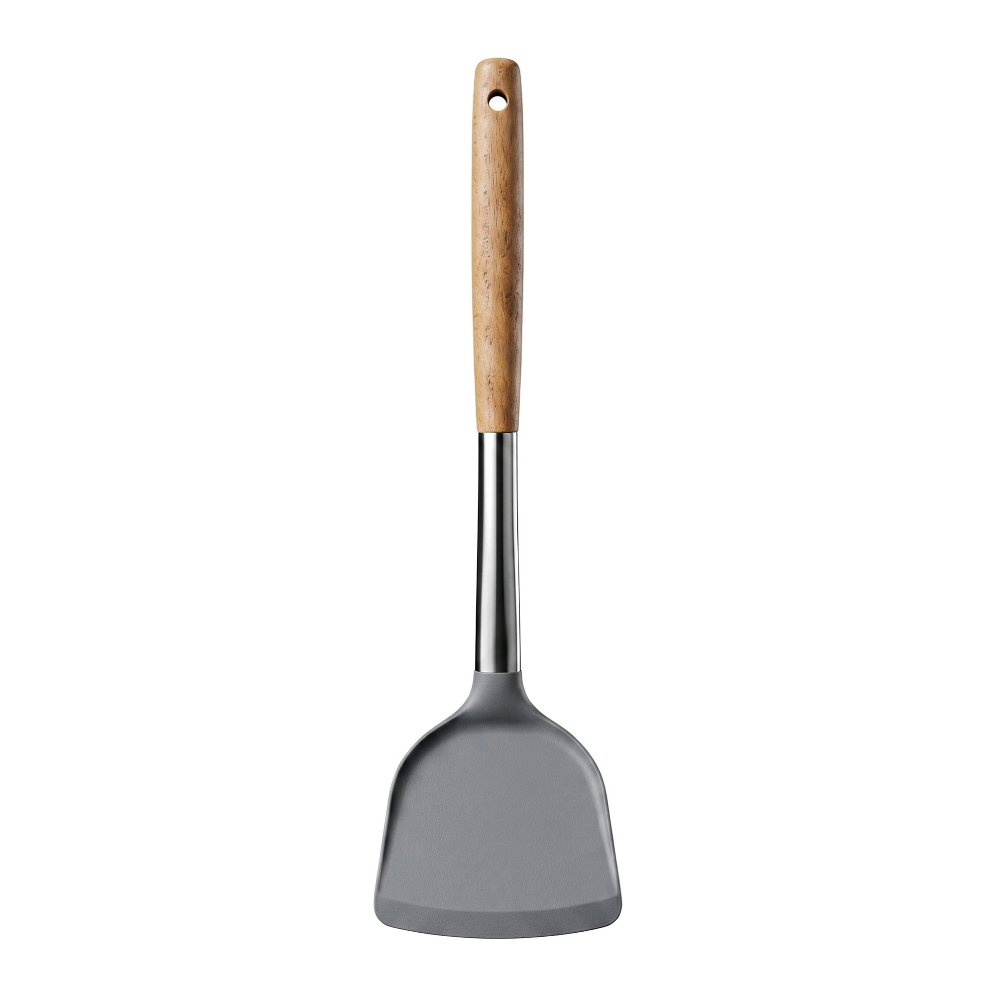 Unique Bargains Kitchen Utensil, Heat-Resistant Spatula for Flipping Gray-A 13.8x3.9 in