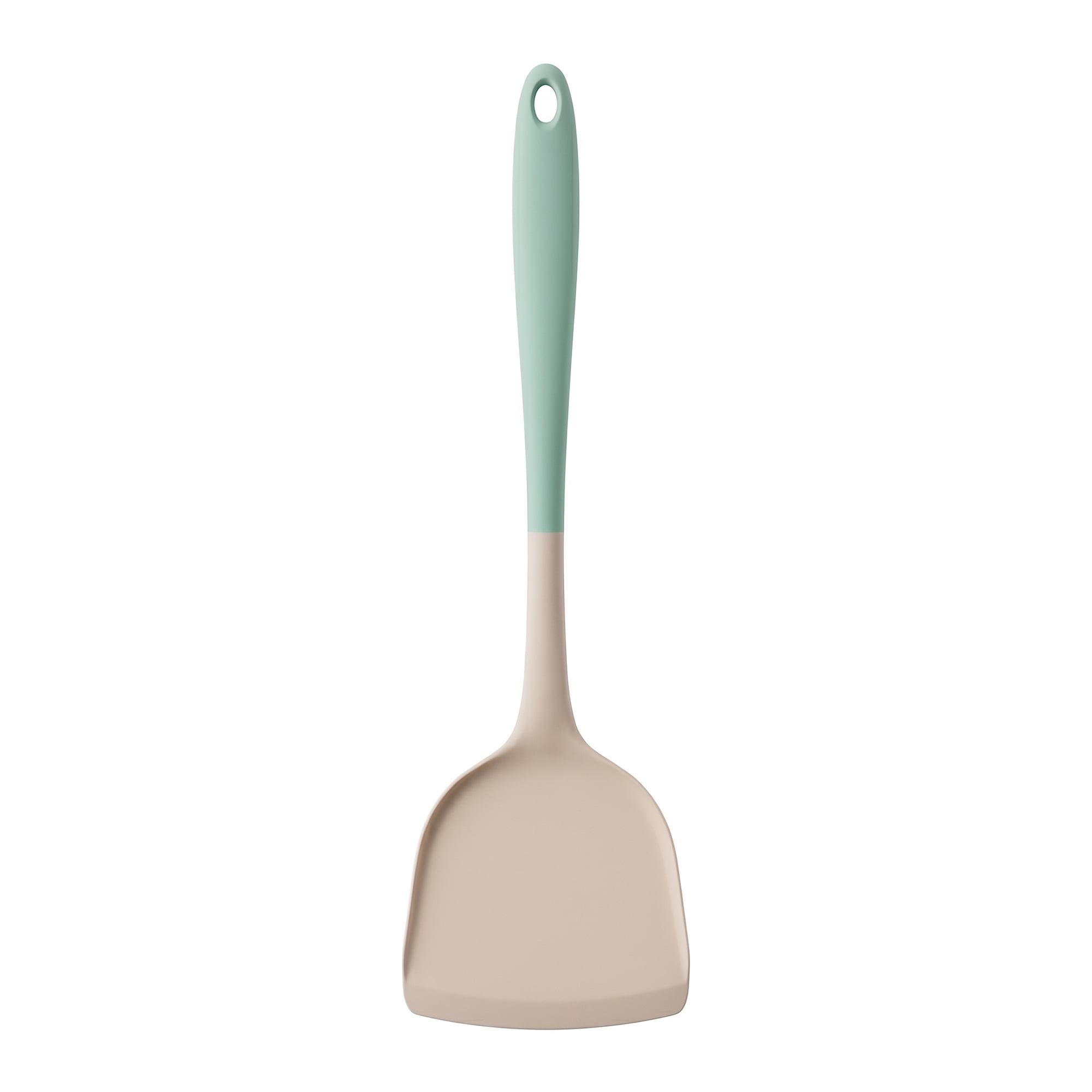 Unique Bargains Kitchen Utensils Heat-Resistant Safe Spatula for Frying Green 12.8x3.9 in