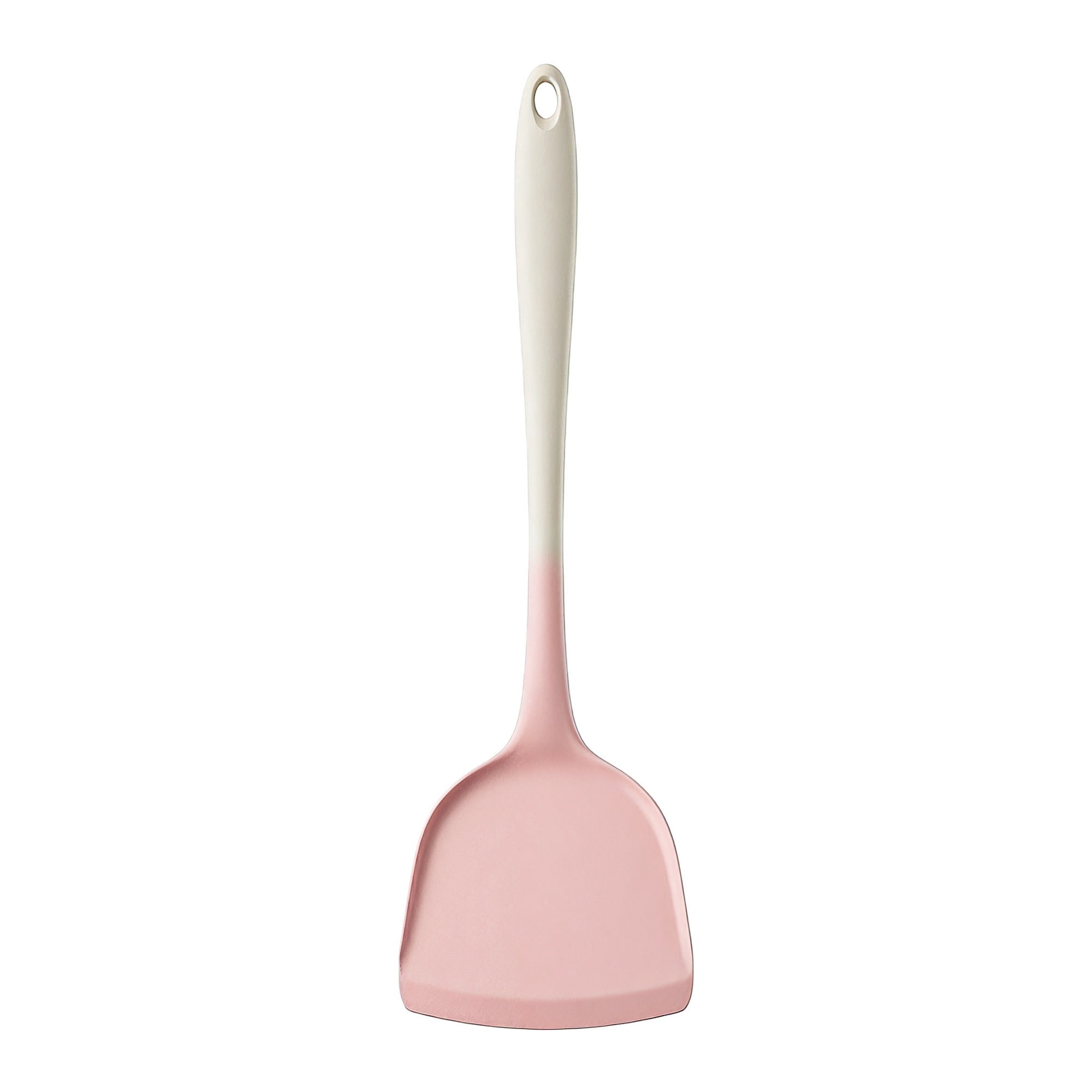 Unique Bargains Kitchen Utensils Heat-Resistant Safe Spatula for Frying Pink 12.8x3.9 in