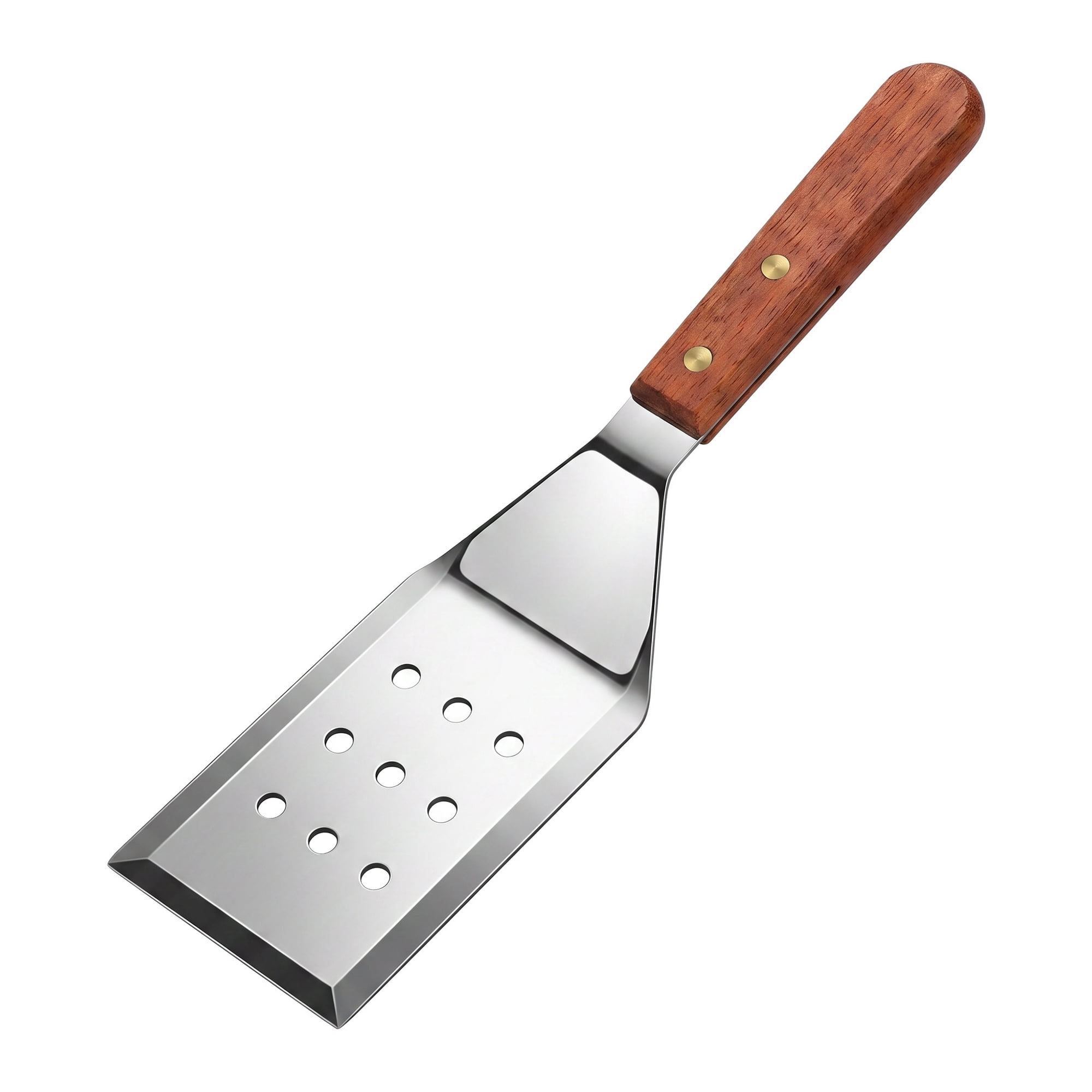 Unique Bargains Kitchen Utensils Spatula for Flipping and Frying Silver 12.3x2.8 inch