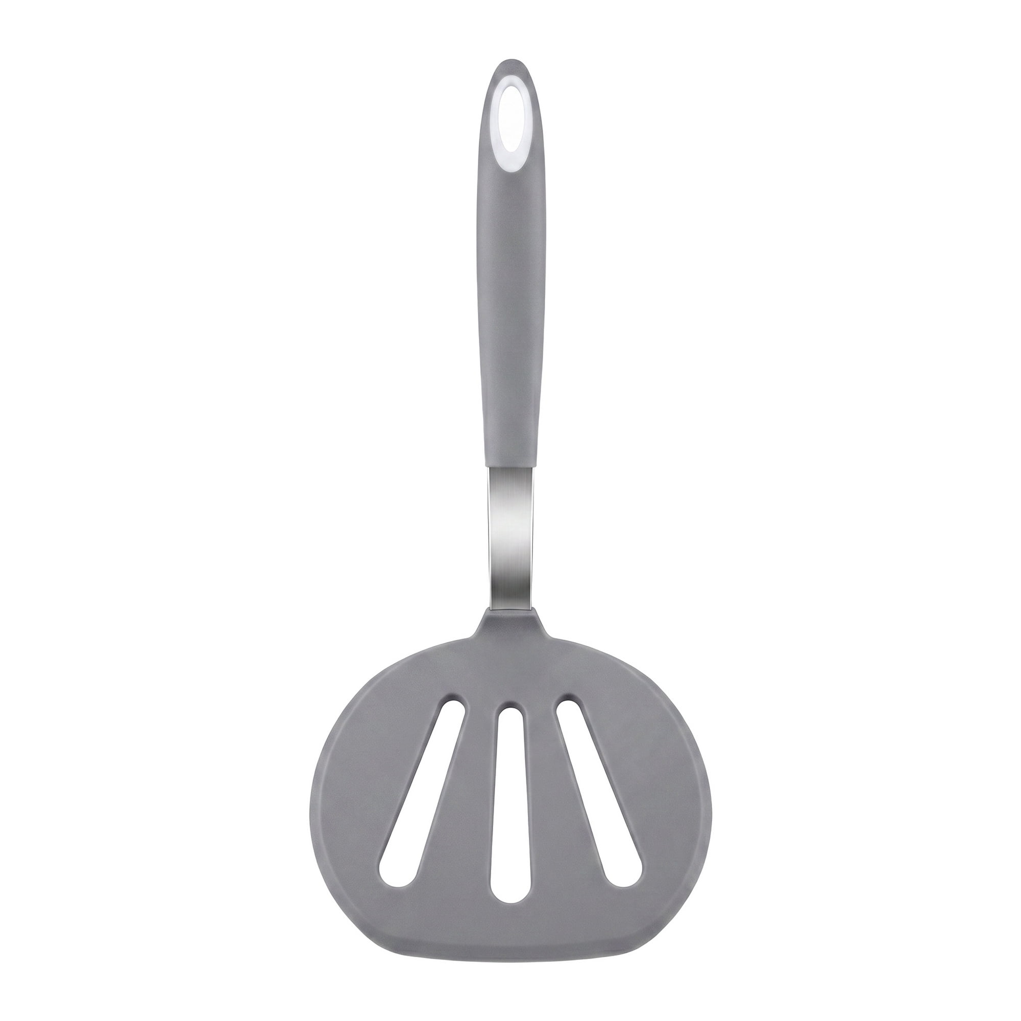 Unique Bargains Kitchen Utensils with Heat-Resistant Rubber Spatula Gray 12.2x5.9 inch