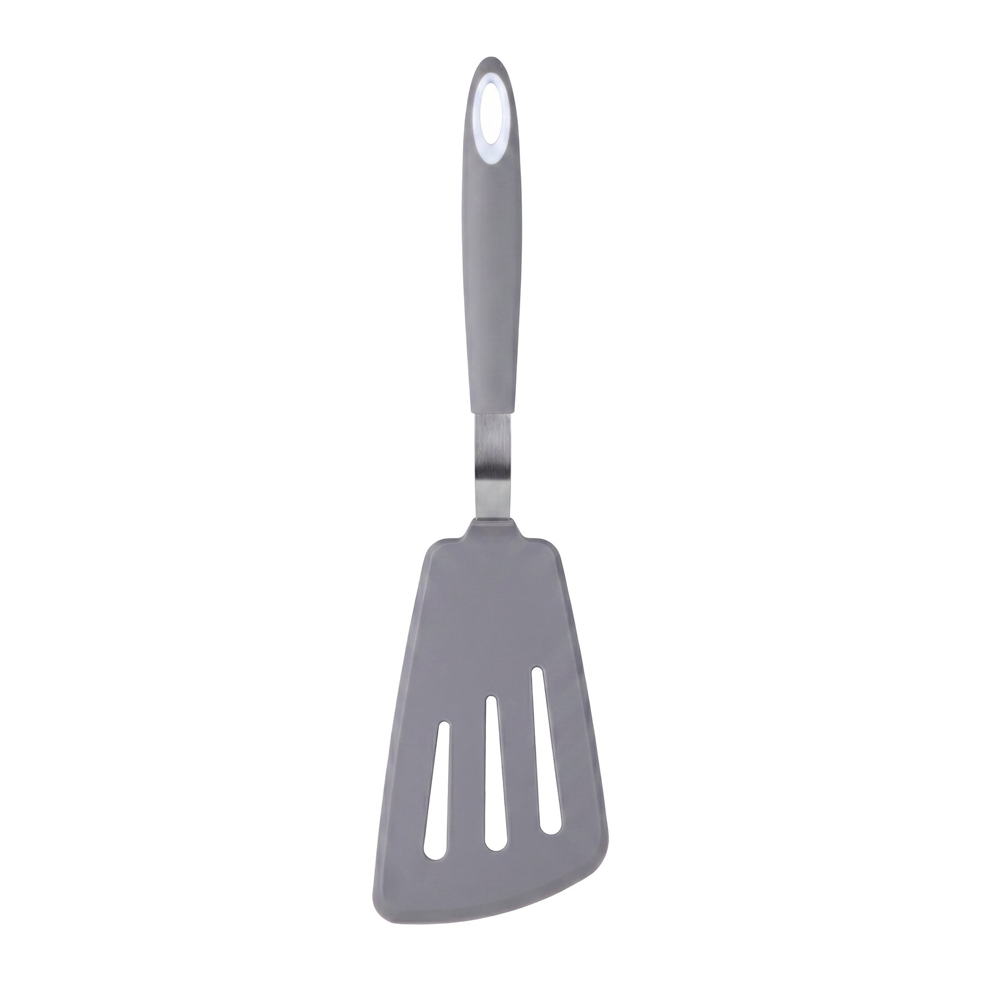 Unique Bargains Kitchen Utensils with Heat-Resistant Rubber Spatula Gray 13.8x3.9 inch