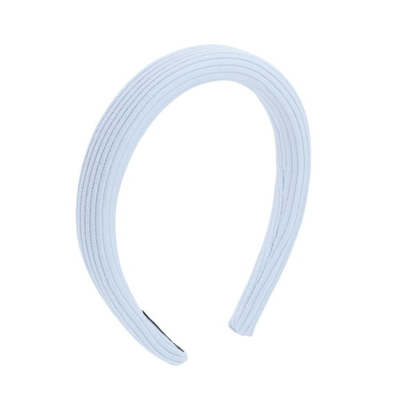 Unique Bargains Knitted High Cranium Headbands Light Blue 1 Pc