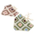 thumbnail image 1 of Unique Bargains Knitted Triangle Bandana 2 Pcs Brown Red Dark Green, 1 of 5