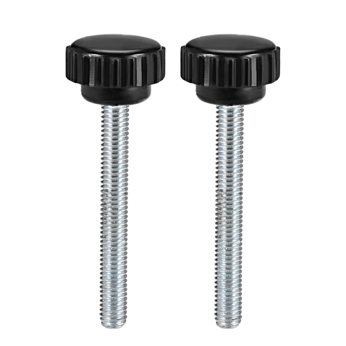 Unique Bargains Knurled Clamping Knobs Male Thread Thumb Screw Round Head M6 x 50mm