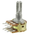 thumbnail image 1 of Unique Bargains Knutled Shaft Dual Taper Linear Potentiometer 10K ohm B10K, 1 of 1