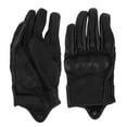thumbnail image 1 of Unique Bargains Motorcycle Gloves Breathable Full Finger Gloves Leather Outdoor Gloves with Hole 1 Pair L, 1 of 6