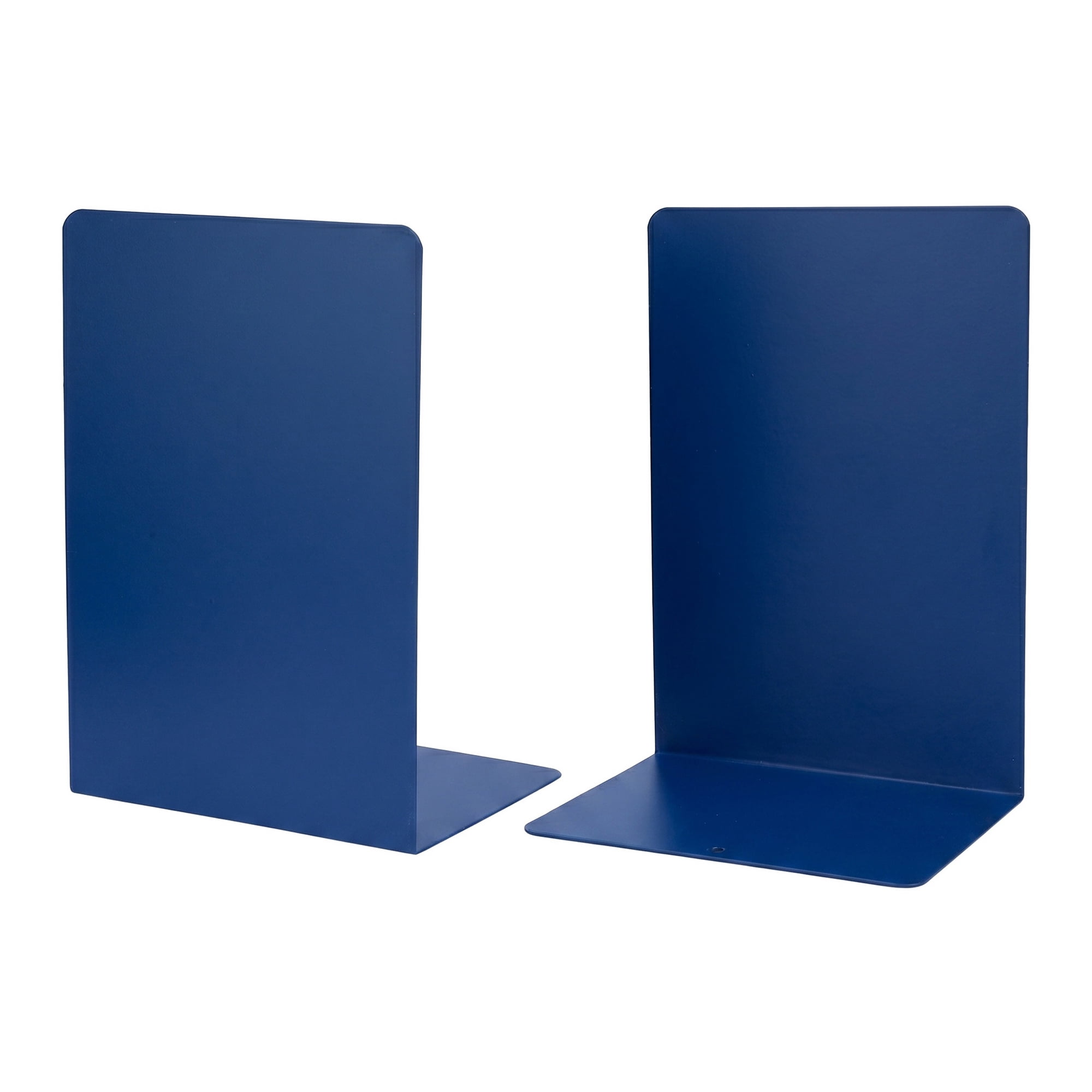 Unique Bargains Expandable L-Shaped Bookends with Compartments Home 2 Pcs Bicheng Blue 5.2"L x 4.1"W x 7.7"H