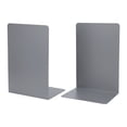 thumbnail image 1 of Unique Bargains Expandable L-Shaped Bookends with Compartments Home 2 Pcs Moonlight Grey 5.2"L x 4.1"W x 7.7"H, 1 of 5