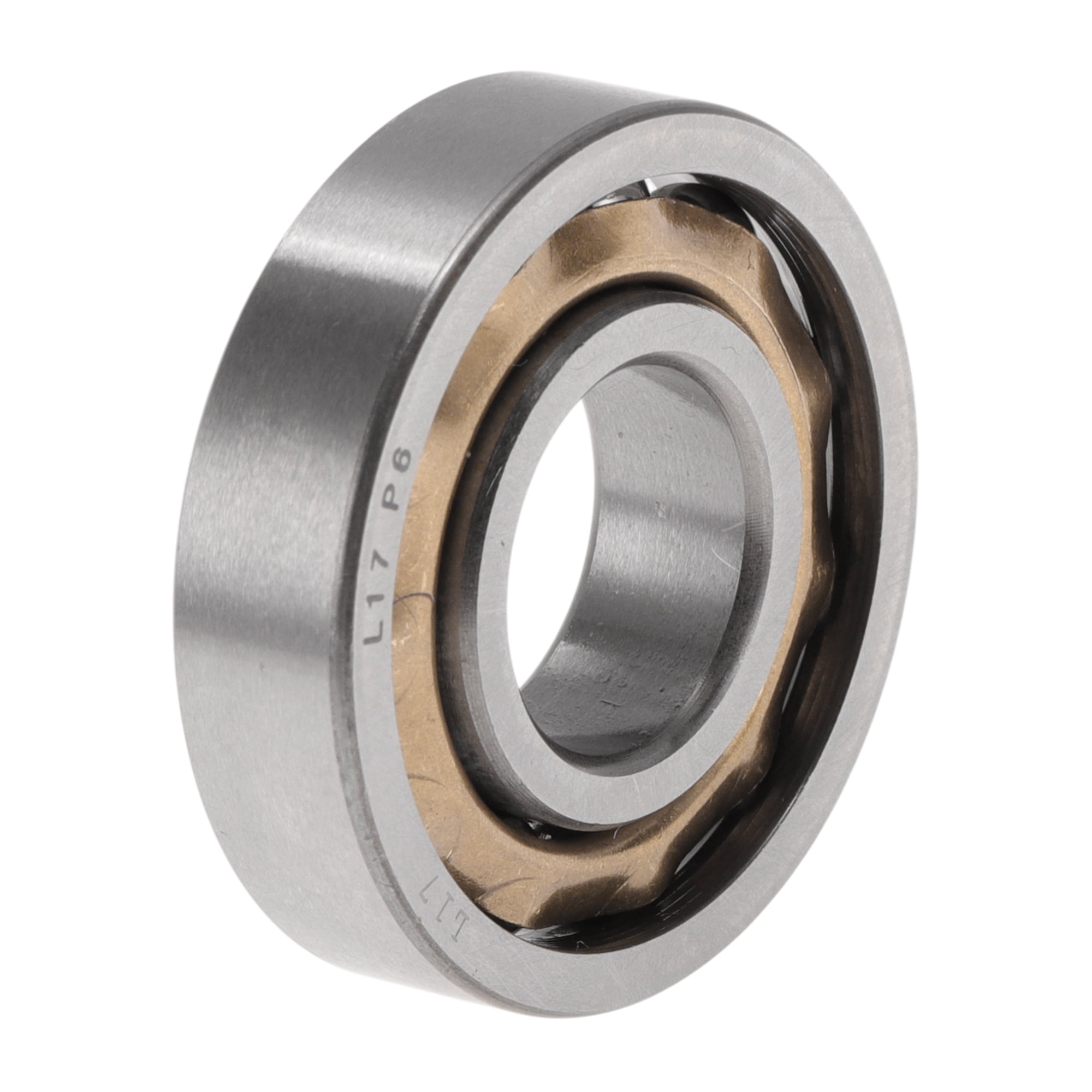 Unique Bargains L17 Deep Groove Ball Bearings 17x40x10mm P6 Open Type Lubricated Bearings 1 Pc Car Scooter Skateboard Wheel Universal Silver Tone Gold Tone