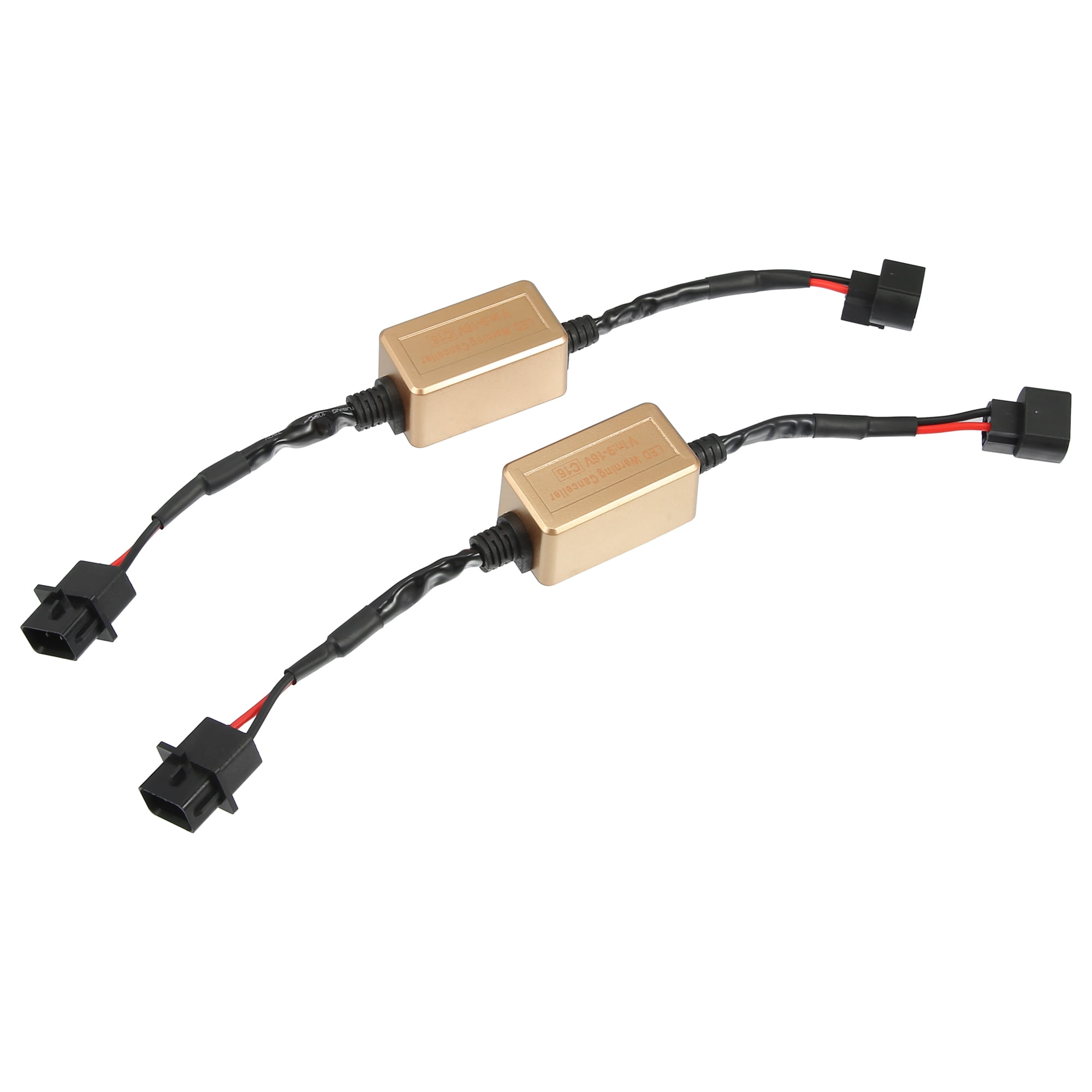 LED Resistor Canceler Harness For H7 Bulbs - Anti-Flicker, Error-Free For Headlights
