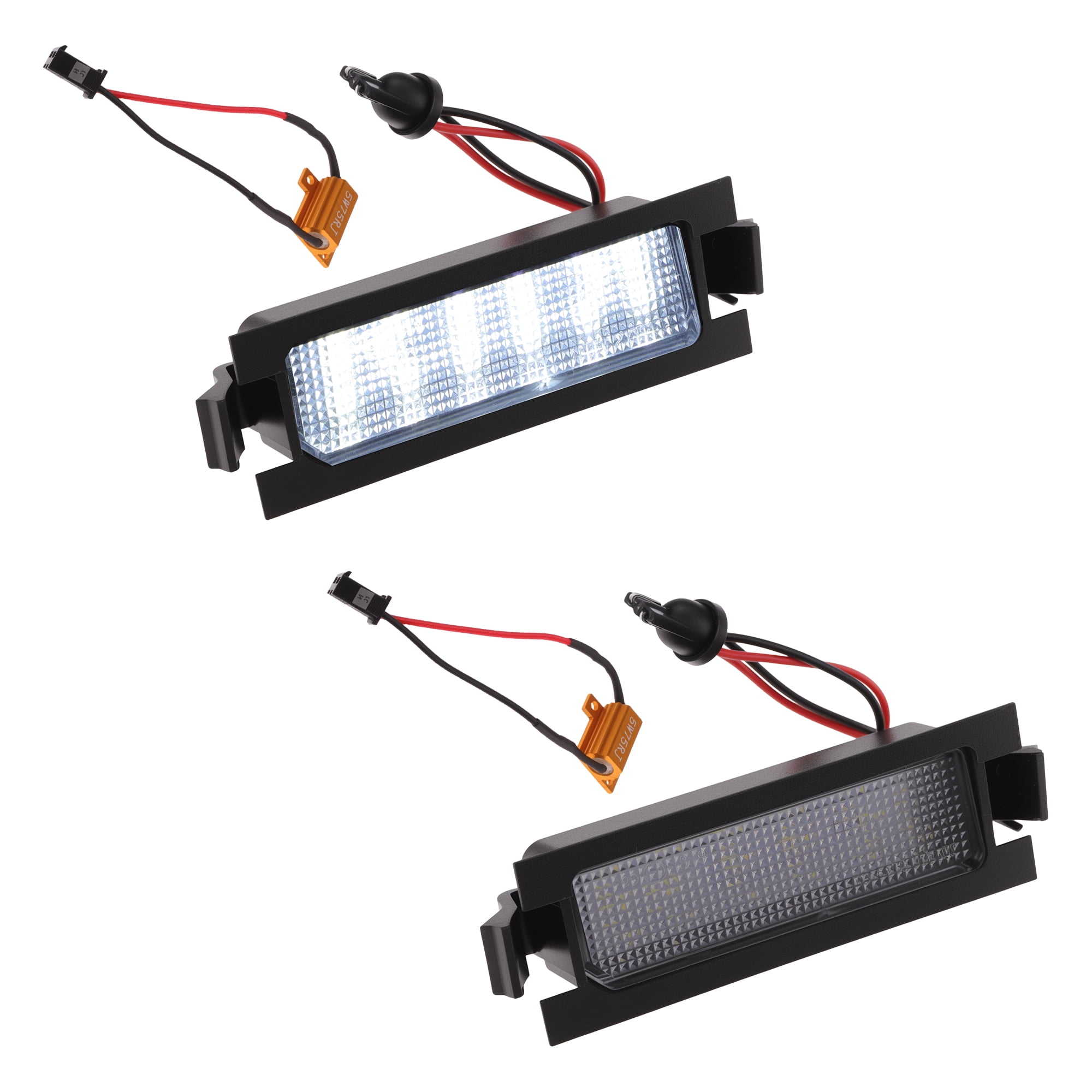 Unique Bargains LED License Plate Light for Kia Pro Ceed (for ED) 2006-2011 for Kia Ceed 2 (for JD) 2012-2020 White Light LED Tag Light Plastic No.3076322531/925011H500 1 Set
