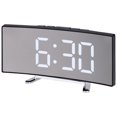 thumbnail image 1 of Unique Bargains LED Mirror Alarm Clock for Deep Sleepers White, 1 of 6