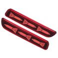 thumbnail image 1 of Unique Bargains LED Rear Bumper Reflector Fog Brake Tail Light Red Light for Suzuki Ciaz 2014-2018 Red Lens 1 Pair, 1 of 6