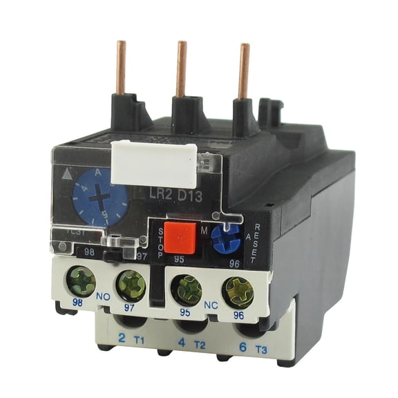 Unique Bargains LR2-13 4-6A 3-Pole Motor Protection Thermal Overload Relay