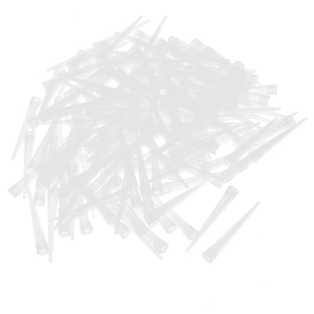 Unique Bargains Lab Disposable Liquid Pipette Pipet Droppers Tips 250ul 1000pcs