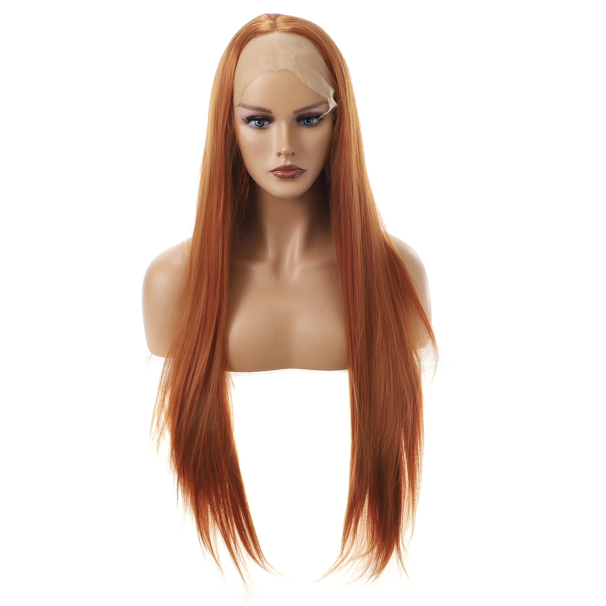 MIA| LONG 40” STRAIGHT BROWN LACE FRONT WIG Amazon.com : Chocalate Brown 40 Inch Synthetic Lace Front  main image 2